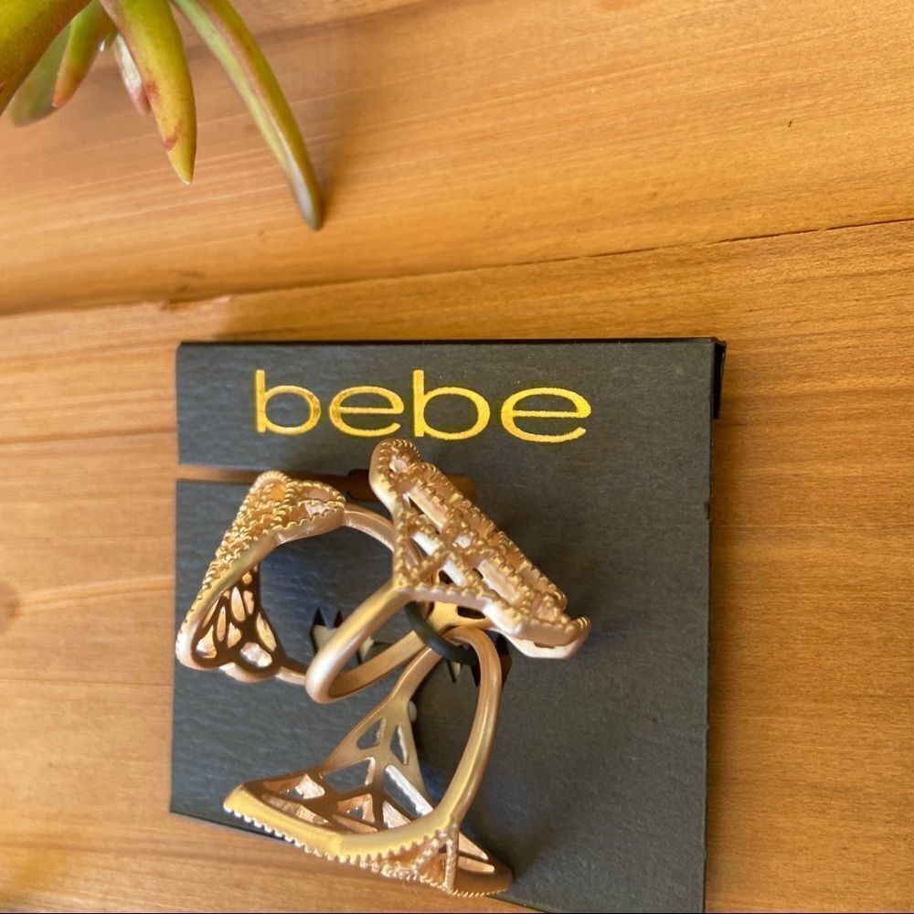 bebe Statement Rings 3 rose gold - Picture 5 of 6